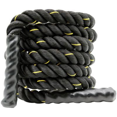 China Aging Resistance OEM Gym Workout Weights And Bolder Strength Training Rope PET Battle Ropes for sale