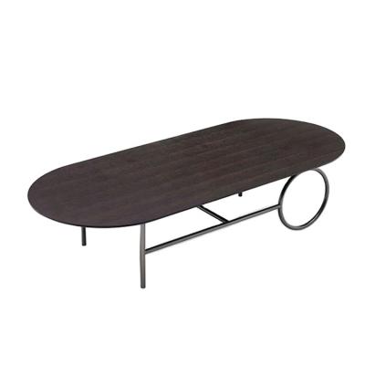 China Convertible Durable Oval Special Design Table Leg Fashion Shape Luxury Modern Designer Coffee Table for sale