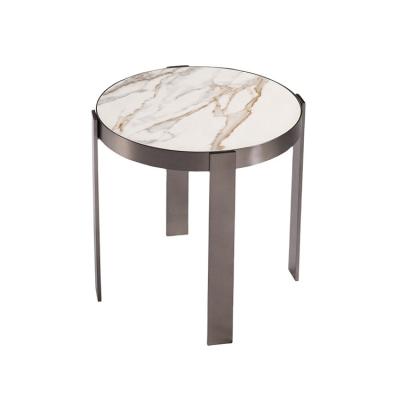 China Latest Competitive Price Convertible Custom White Marble Corner Coffee Table Corner Table For Living Room for sale