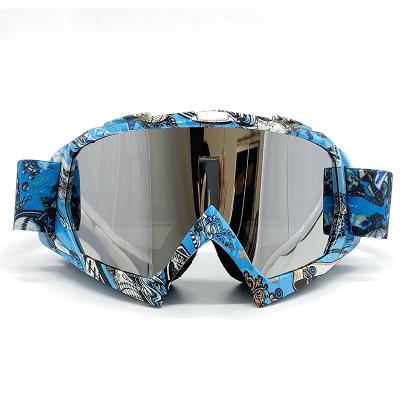 China Hot Selling Eye Protection Custom Camouflage Motorcycle Goggles Mask Ski Outdoor Goggles Windproof Cycling Glasses for sale