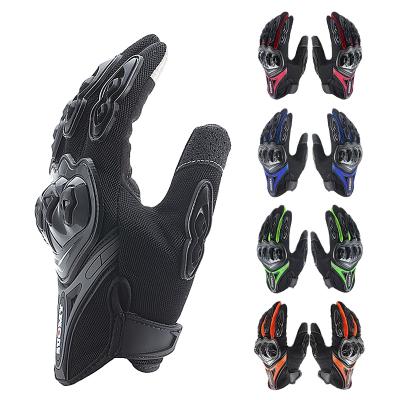 China Wholesale Motorcycle Anti-fall Touch Screen Summer Full Finger Full Finger Racing Off-Road Racing Gloves for sale