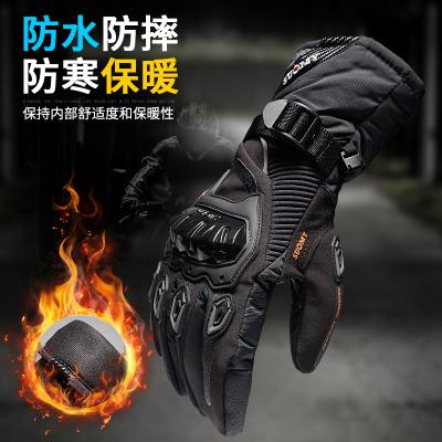 China Vemar Waterproof Warm Locomotive Long Winter Gloves Men's Polyester+Nylon Winter Gloves Motorcycle Gloves for sale