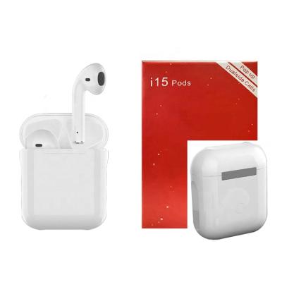 China hot amazon in-ear tws i15 V5.0 TWS touch i15 V5.0 TWS stereo earbuds earphone with charging case for sale