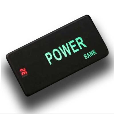 China LED display OEM powerbank mobile portable portable usb charger light up logo power bank 5000mah for sale