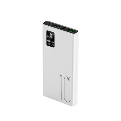 China Fast Charging Type C 20000mah Power Fast Power Bank Support 22.5W QC3.0 10000mAh Mobile Fast Charging USB Bank for sale