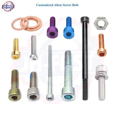 China High Strength Steel Allen Bolts Grade 8.8/10.9/12.9 DIN912 Hexagon Head Cap Screws for sale