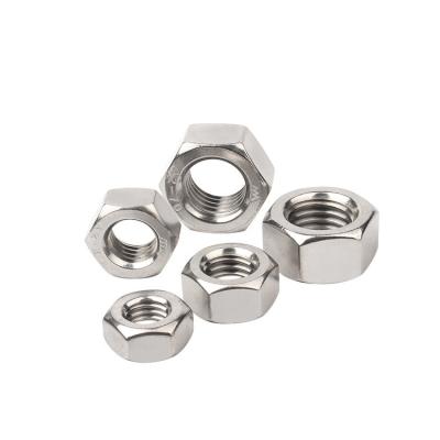 China DIN934 Metric Hex Nuts Carbon Steel Stainless Steel SS304 316 Control 100% Inspection for sale