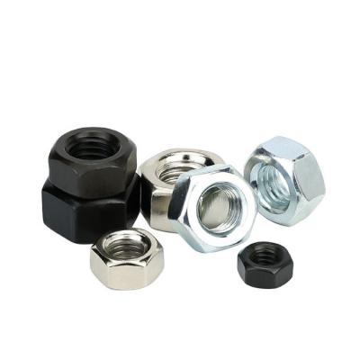 China Din934 Metric Ss304 Hex Nuts M3 M4 M6 M8 M10 M12 Galvanized Black White Blue for sale