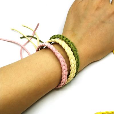 China Tenacity purple rope leather bracelet on sale, leather rope bracelet for kids charm bracelets for girls for sale