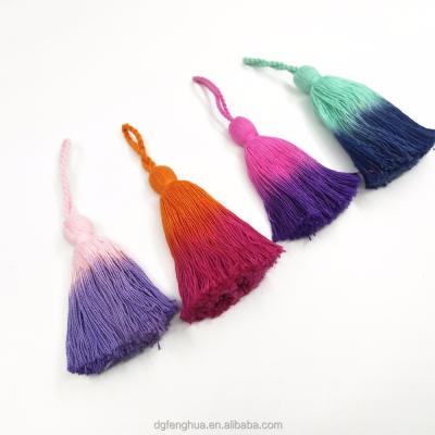 China new style high tenacity multicolor colors tassel for pillow and mixed colors tassel for cushion for sale