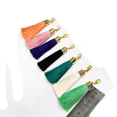 China Rose Soft Tassel Key Chain For Key& Rose Tassel Key Chain For Handbag High Quality Keychains for sale