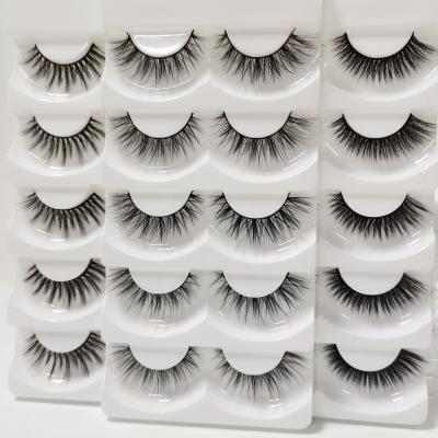 China Feather 3D Faux Mink Silk Eyelashes Create Your Own Brand Lashes False Mink Lashes With Private Label Lashes for sale