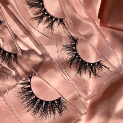 China High Quality Fluffy Feather Real Mink Lashes Private Label 5d Mink Lashes Box for sale