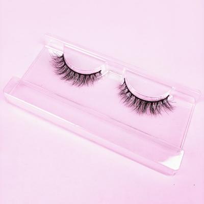 China Maynice Lasting Hot Selling 16mm Mink Lashes 3D Real Mink Eyelashes Private Label for sale