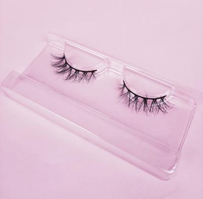 China Maynice 16mm Real Mink Lashes 3D Long Lasting Full Strip Mink Eyelashes With Custom Box for sale