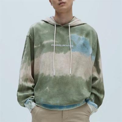 China Other OEM custom multi color streetwear hip hop tie dye oversized hoodie for men for sale