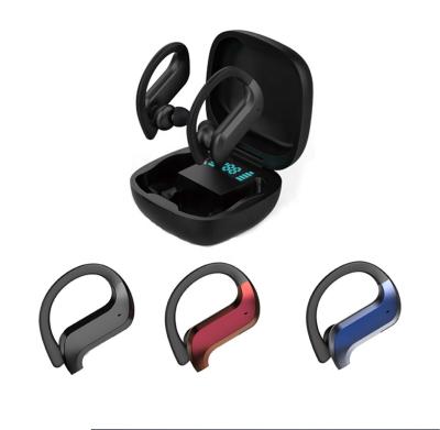 China Ear Hook 2021 Noise Canceling Touch Control Sport TWS Earhook Earphone Wireless Charging Earphone for sale