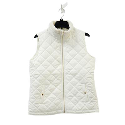 China Women Viable New Style Sleeveless Vest Winter Ladies Warm Quilted Lightweight Padded White Vest for sale