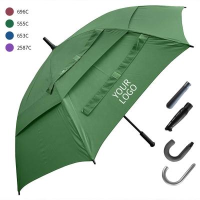 China Traditional Ovida Two Layer Golf Umbrellas Outdoor Umbrellas Customized Logo Prints Golf Umbrellas for sale