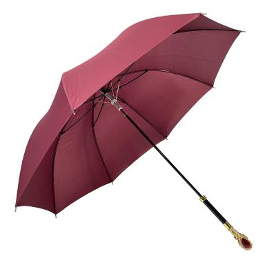 China Ovida Umbrella Eclectic Animal Shape Umbrella Hook Handle Scepter Handle Luxury Custom For Luxury Brand for sale