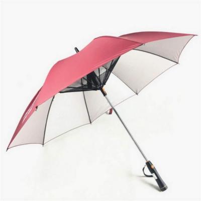 China Ovida Transitional Multifunctional Fan Waterproof Umbrella Supports USB and Charger Batteries With Large Capacity Fan Umbrella for sale