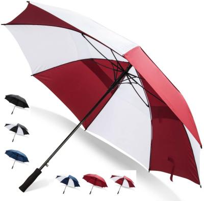 China Ovida CLASSIC Auto Open Straight Grip Golf Slip Proof Umbrella For Promo for sale