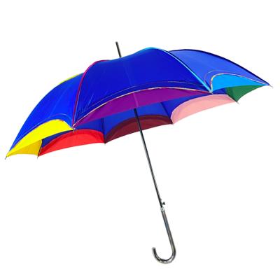 China Minimalist Ovida Automatic Umbrella Customized Logo Design Umbrella Stick Rainbow Custom Umbrella for sale