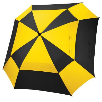 China Ovida Transient Semi - Automatic Large Size Wind Proof Vented Golf Umbrella Square for sale