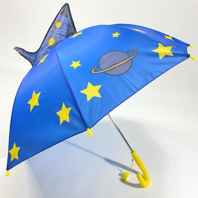 China Minimalist Kids Umbrellas With Logo Printing Custom Straight Umbrella With Manual Safety Open And Close For Kids To Use for sale