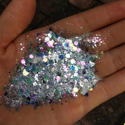 China Luxury Glitter Makeup Rainbow Colored Fairy Angle Pupil Fine Glitter Powder For Eye Shadow Body Loose Cosmetic Glitter for sale