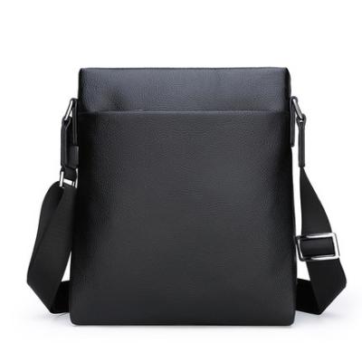 China Custom Retro Fashion High Quality Men's Handbag Waterproof Mens Genuine Leather Cross Folder Multi-Function Messenger Zipper - Body Shoulder Bag for sale