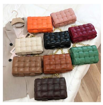 China High Quality Fashion Design Chain Square Purses and Bag Woven Handbags Handbags for Women Women Luxury Handbags for sale