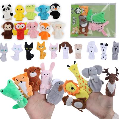 China Hot Selling Intelligence Animal Finger Puppet Developing Educational Toys Felt Finger Puppets for sale