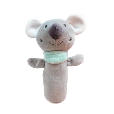 China Funny Baby Gift Stuffed Animal Rattle Hand Bell Rattle Baby Toys for sale