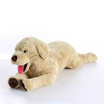 China Plush 40CM/80CM Brown Dog Plush Labrador Plush Dog Toys for sale