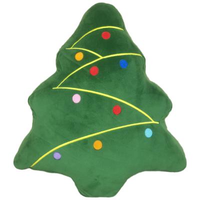 China Green Plush Toy Christmas Tree Cushion Stuffed Toy Years 3+ Kids for sale