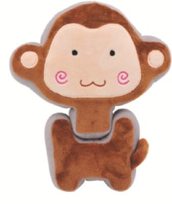 China Cartoon Toy Best Seller Brown Monkey Reversible Puzzle Plush Toys For Kid for sale