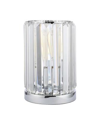 China Good Selling American Style Touch Switch Simple Crystal Table Bedside Lamp Lighting for Home Decoration for sale