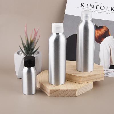 China Hot Sale 30ml 50ml 100ml 120ml 150ml 200ml 250ml 500ml Personal Care Aluminum Lotion Bottle With Aluminum Screw Lid for sale