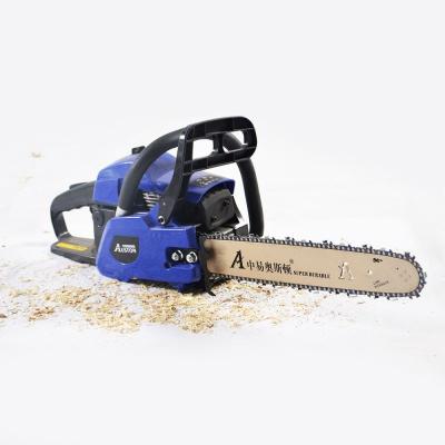 China 2-Stroke 2-Stroke Chainsaw Steel Gasoline Left Handed Chainsaw for sale