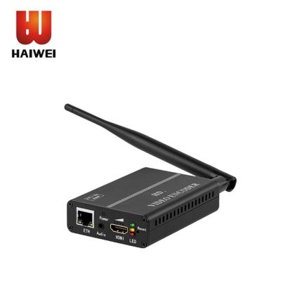 China Haiwei H8110AV-M h264 IPTV Box Battery AV Mini Wireless WIFI HDM I Alive Encoder for iptv solution for sale