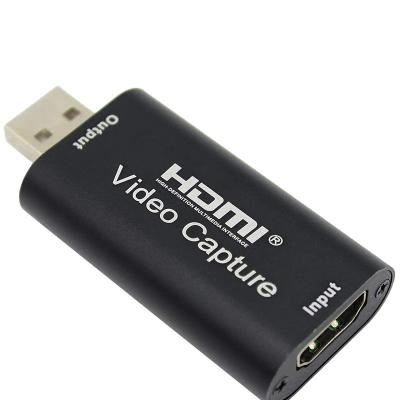 China Hdmi to USB Capture Card Haiwei Audio Video Capture Cards HDMI to USB 1080p USB2.0 Disk Via DSLR for High Definition Capture, Live Broadcasting for sale