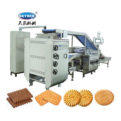 China food & Combined Beverage Factory Tray Type Hard And Soft Cookie Forming Machine Small Scale Industry Cookies Making Machine for sale