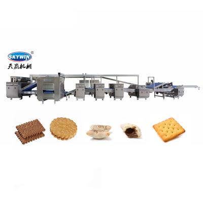 China Fully Automatic Production Biscuit Making Machine Production Line Other Snack Machines Hard Biscuit Biscuit Production Line for sale