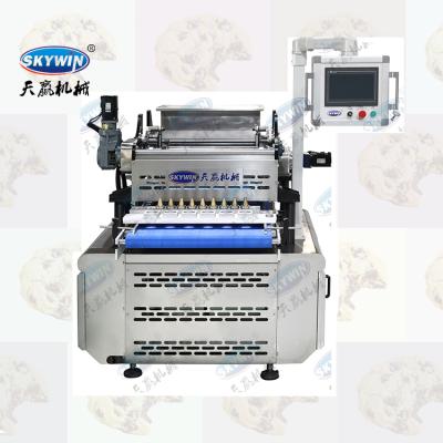 China Model-400 Cannery Factory PLC Control Bakery Machine Small Tray Deposit And Wire Cut Cookies Making Machine for sale