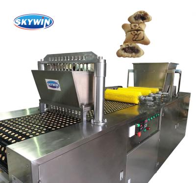 China Automatic Flour Mill Skywin Chocolate and Cream Filling Hello Panda Cookie Making Machine Low Price for sale