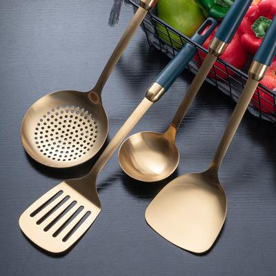 China Best Quality Stainless Steel Kitchen Utensils 6pcs Set Copper Key Kitchen Accessories for sale