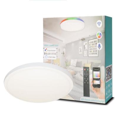 China Surface Mounted Modern 35W LED Ceiling Lamp for Living Room Bedroom Tuya Smart WiFi APP Control Ceiling Light for sale