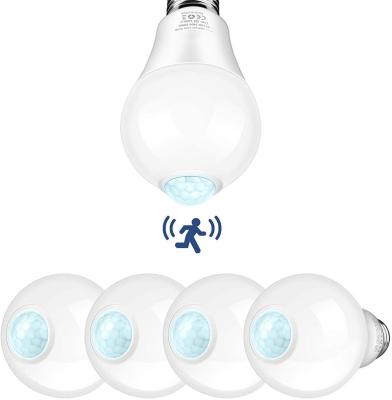 China Wholesale Hotel Amazon E26 E27 PIR Motion Sensor Smart LED Bulb 12W A60 Energy Saving Light Bulb for sale