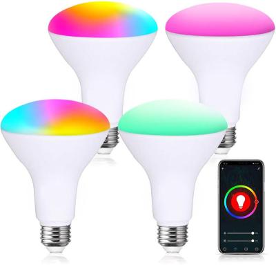 China Amazon Hot Sale Home Smart 10W RGB Color Changing Tiktok Atmosphere APP LED Voice Control Light Bulb for sale